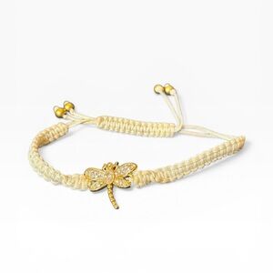 Juicy Couture Friendship Gold Pave Rhinestone Dragonfly Bracelet NWOT BUY2 GET1